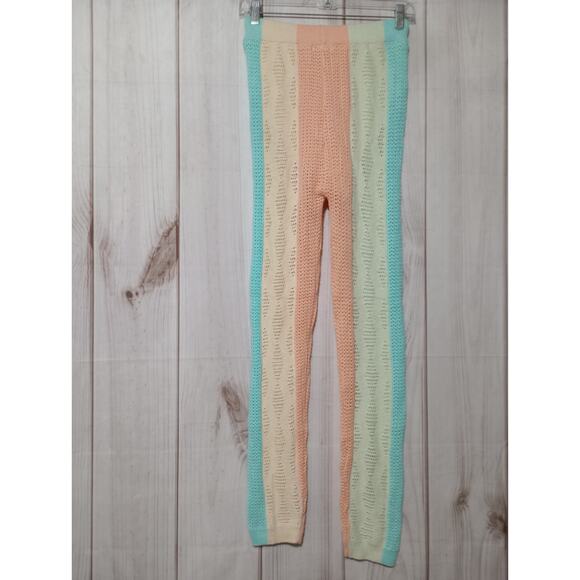 Hot and‎ Delicious Pants Ladies Large Crochet Pull On Waist - Picture 2 of 6